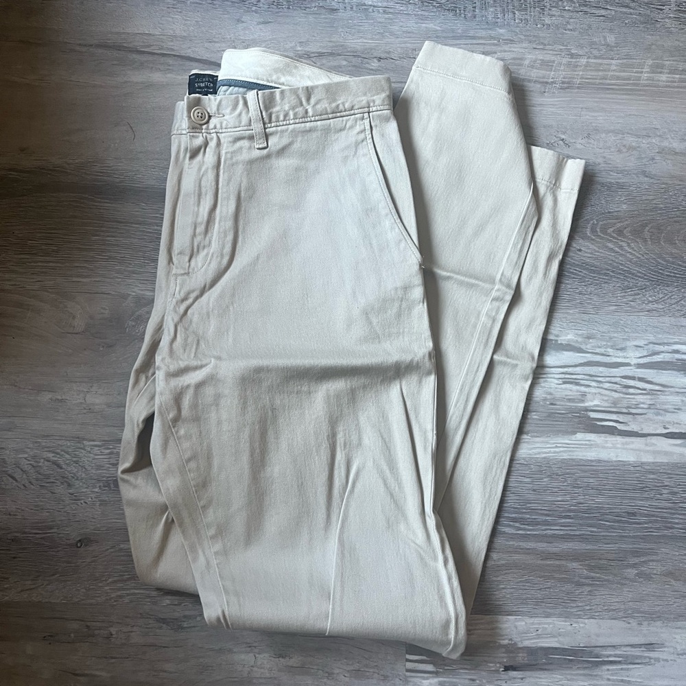 J. Crew Men's Light Tan Chinos